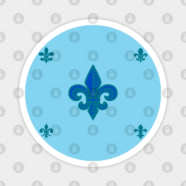 Fleur-de-lis Magnet by Scar